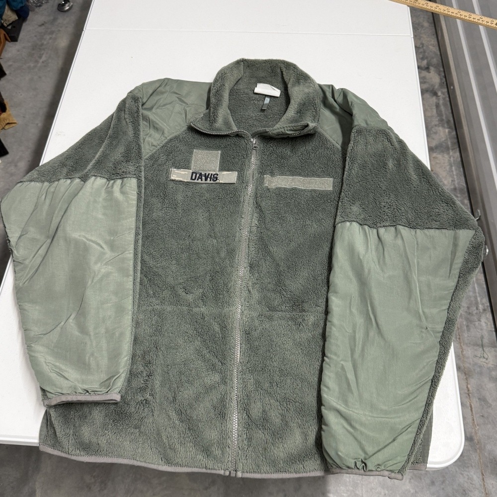 Peckham Fleece Jacket Mens XL Long Green Good Polartec ECWCS Gen III Military